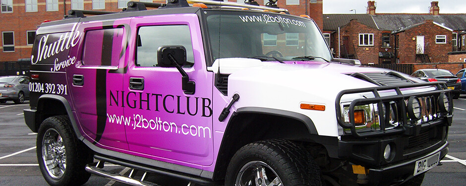 Printed Vehicle Wraps in Manchester