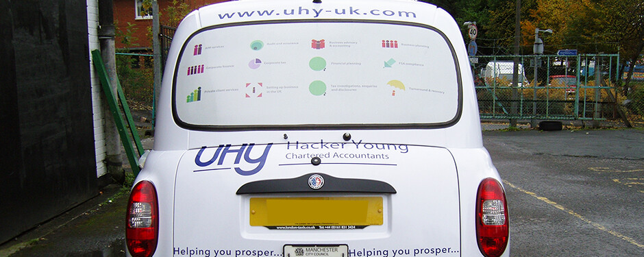 Taxi Wraps in Manchester
