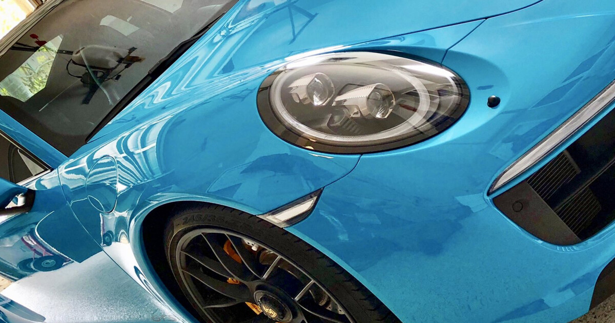 wrapped car ceramic coating manchester