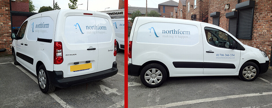Fleet Van Graphics in Manchester