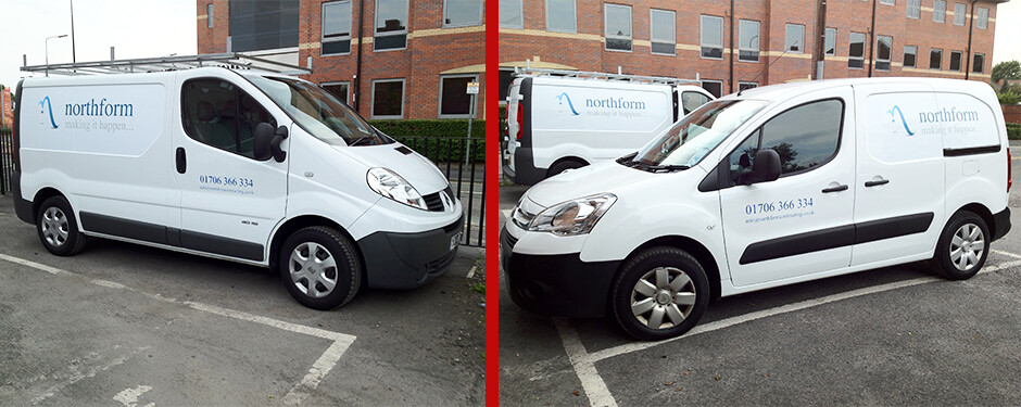Fleet Van Graphics in Manchester