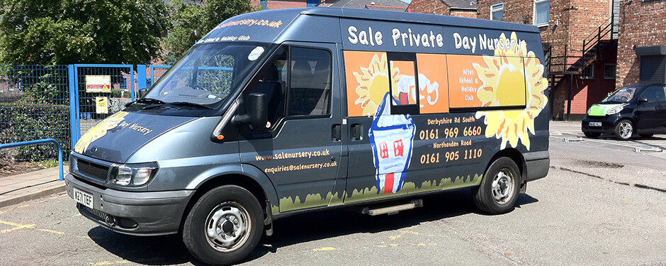 Partial Van Wraps in Manchester