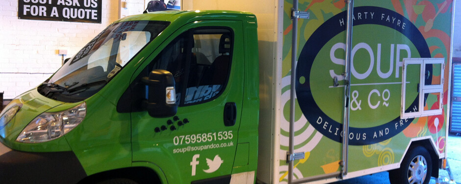 Luton van graphics and wraps