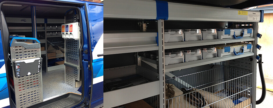 Internal Van Racks