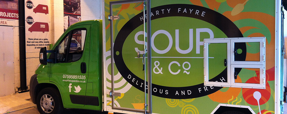 Luton van graphics and wraps
