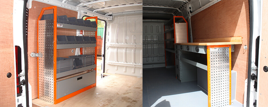 Internal Van Racks