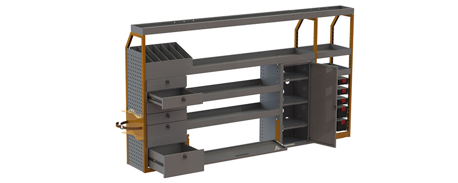 Internal Van Racks